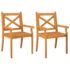 vidaXL 3 Piece Garden Dining Set Solid Wood Acacia - Image 7