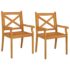 vidaXL 3 Piece Garden Dining Set Solid Wood Acacia - Image 7
