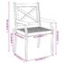 vidaXL 5 Piece Garden Dining Set Solid Wood Acacia - Image 13