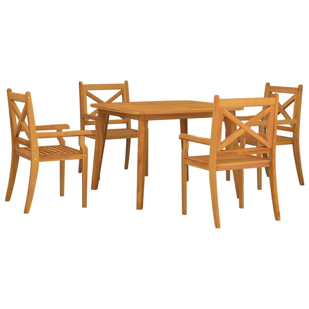 8720286209141_g_en_hd_1 vidaXL 5 Piece Garden Dining Set Solid Wood Acacia - Image 3