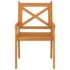 vidaXL 5 Piece Garden Dining Set Solid Wood Acacia - Image 9