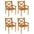 vidaXL 5 Piece Garden Dining Set Solid Wood Acacia - Image 7