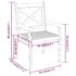 vidaXL 5 Piece Garden Dining Set Solid Wood Acacia - Image 10
