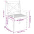 vidaXL 7 Piece Garden Dining Set Solid Wood Acacia - Image 10