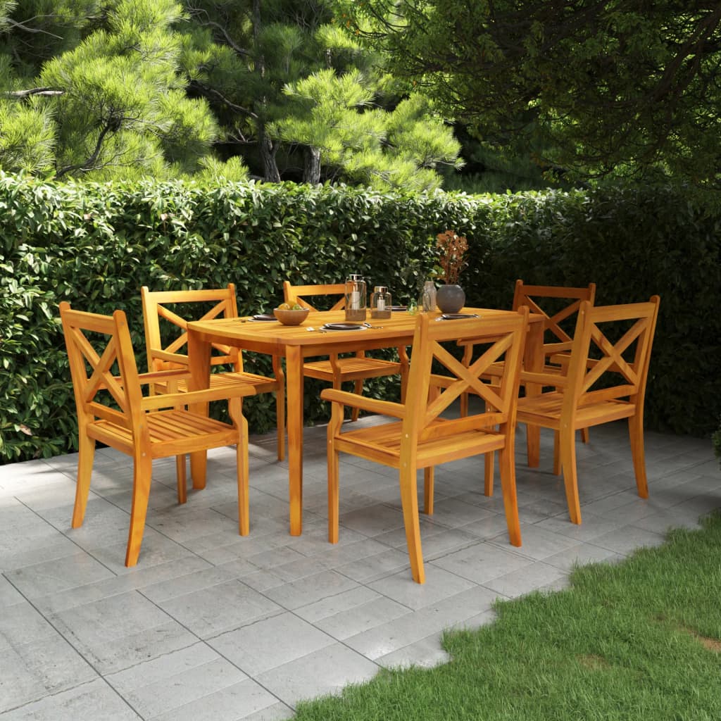 8720286209165_m_en_hd_1 vidaXL 7 Piece Garden Dining Set Solid Wood Acacia - Image 1