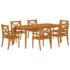vidaXL 7 Piece Garden Dining Set Solid Wood Acacia - Image 3