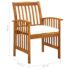 vidaXL 5 Piece Garden Dining Set with Cushions Solid Acacia Wood - Image 9