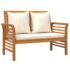 vidaXL 5 Piece Garden Lounge Set with Cushions Solid Wood Acacia - Image 4