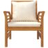 vidaXL 5 Piece Garden Lounge Set with Cushions Solid Wood Acacia - Image 8