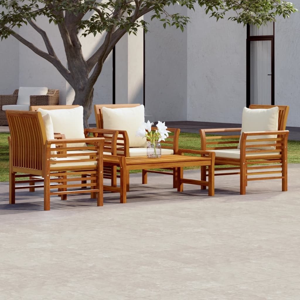 8720286209653_m_en_hd_1 vidaXL 5 Piece Garden Lounge Set with Cushions Solid Wood Acacia - Image 1