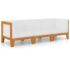 vidaXL 3 Piece Garden Lounge Set with Cushions Solid Acacia Wood - Image 2