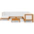 vidaXL 8 Piece Garden Lounge Set with Cushions Solid Acacia Wood - Image 3