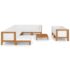 vidaXL 10 Piece Garden Lounge Set with Cushions Solid Acacia Wood - Image 3