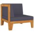 vidaXL 10 Piece Garden Lounge Set with Cushions Solid Acacia Wood - Image 4