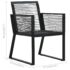 vidaXL 3 Piece Outdoor Dining Set PVC Rattan Black - Image 11