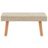 vidaXL 2 Piece Garden Lounge Set with Cushions Poly Rattan Beige - Image 7