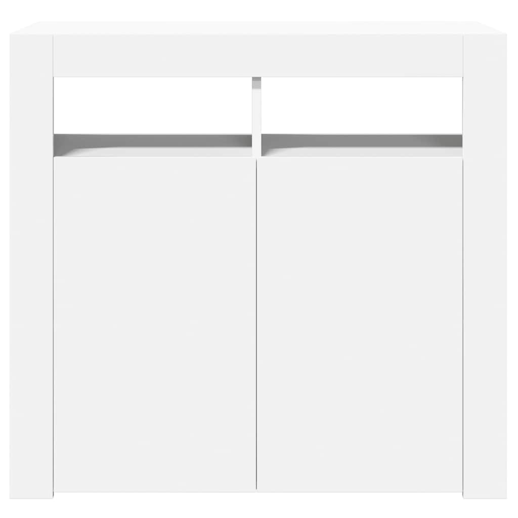 8720286217382_g_en_hd_7 vidaXL Sideboard with LED Lights White 80x35x75 cm - Image 10
