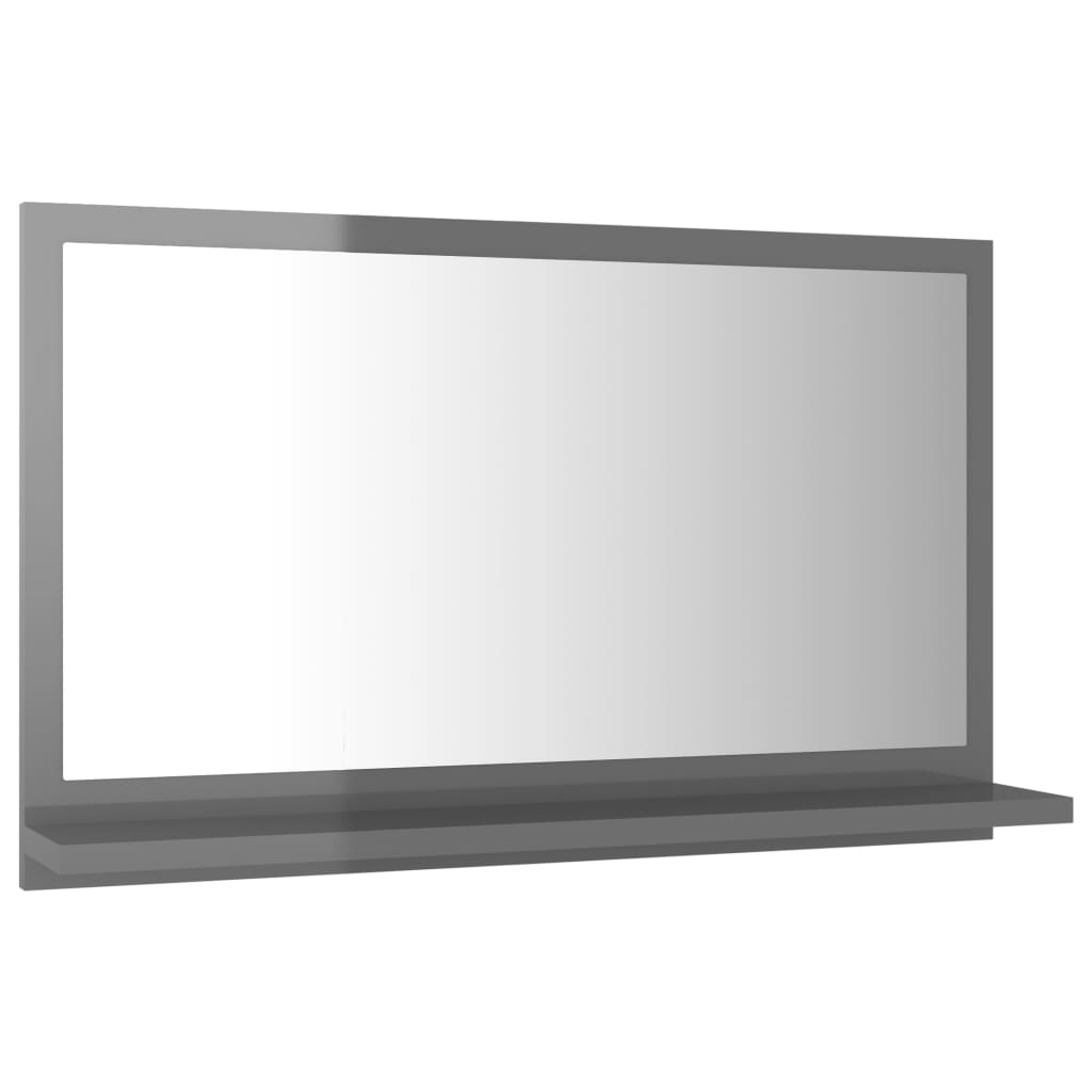 8720286218907_g_en_hd_1 vidaXL Bathroom Mirror High Gloss Grey 60x10.5x37 cm Engineered Wood - Image 3