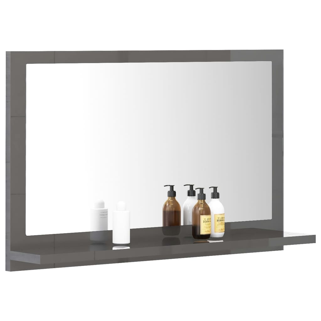 8720286218907_g_en_hd_2 vidaXL Bathroom Mirror High Gloss Grey 60x10.5x37 cm Engineered Wood - Image 4