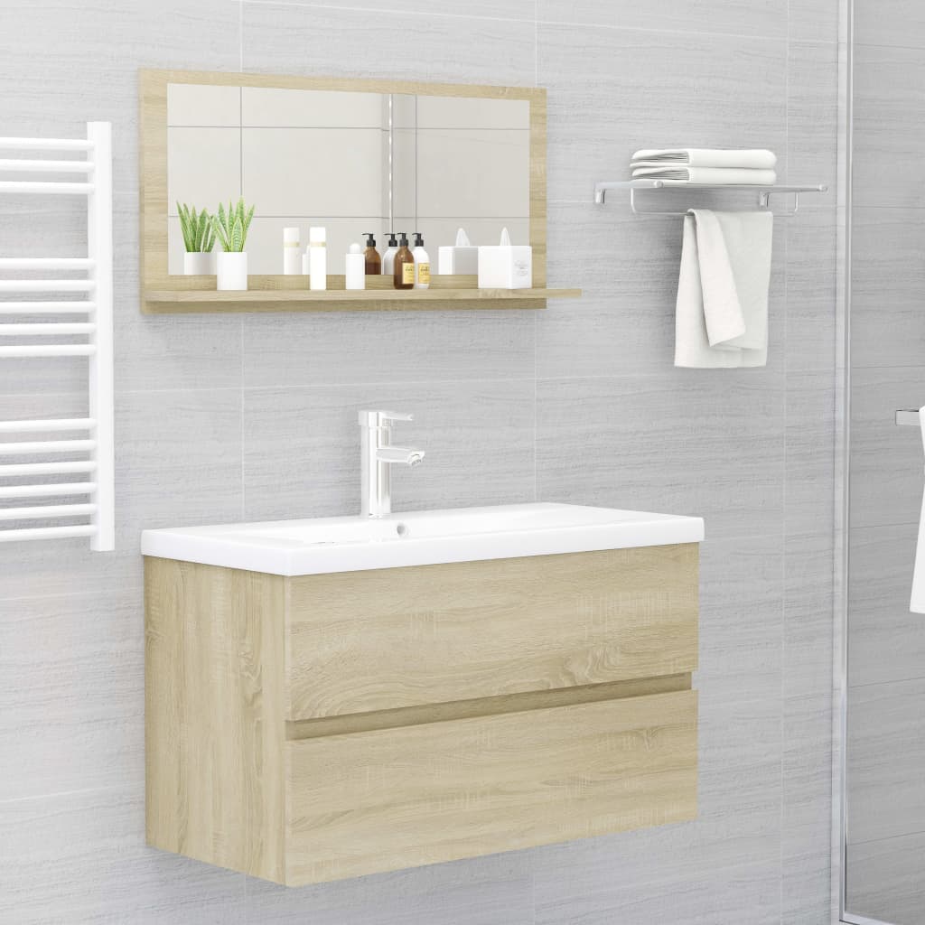 8720286218945_g_en_hd_4 vidaXL Bathroom Mirror Sonoma Oak 80x10.5x37 cm Engineered Wood - Image 6
