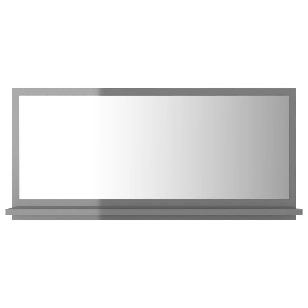 8720286218990_a_en_hd_1 vidaXL Bathroom Mirror High Gloss Grey 80x10.5x37 cm Engineered Wood - Image 2