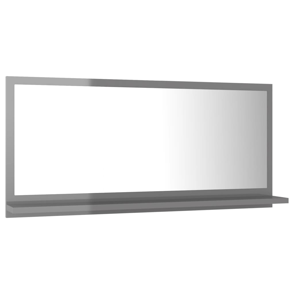 8720286218990_g_en_hd_1 vidaXL Bathroom Mirror High Gloss Grey 80x10.5x37 cm Engineered Wood - Image 3