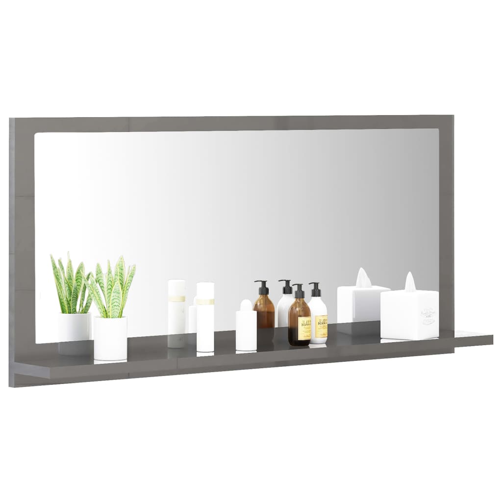 8720286218990_g_en_hd_2 vidaXL Bathroom Mirror High Gloss Grey 80x10.5x37 cm Engineered Wood - Image 4