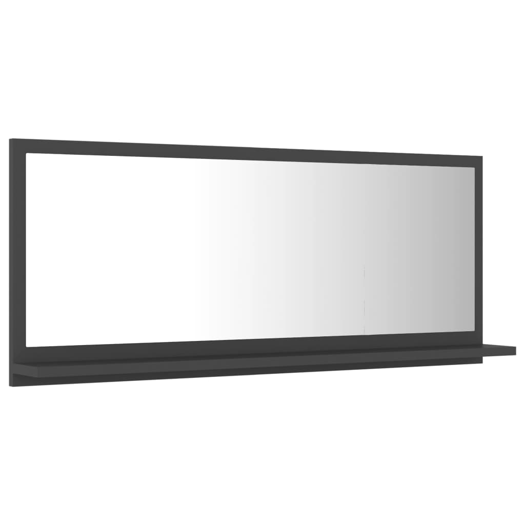 8720286219027_g_en_hd_2 vidaXL Bathroom Mirror Grey 90x10.5x37 cm Engineered Wood - Image 4