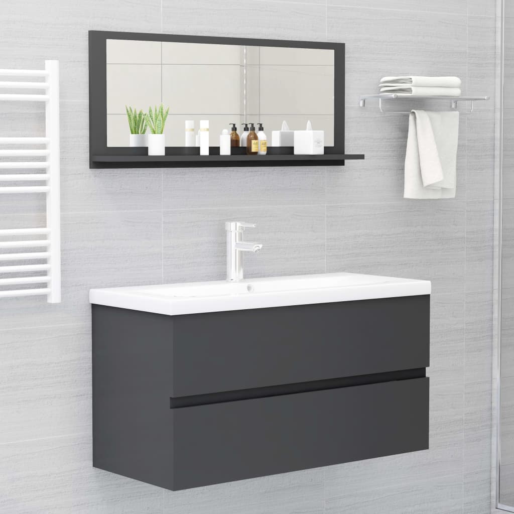 8720286219027_g_en_hd_4 vidaXL Bathroom Mirror Grey 90x10.5x37 cm Engineered Wood - Image 6