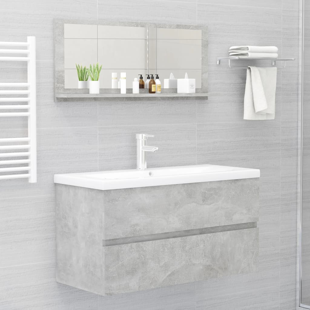 8720286219041_g_en_hd_2 vidaXL Bathroom Mirror Concrete Grey 90x10.5x37 cm Engineered Wood - Image 4