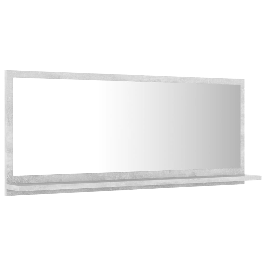 8720286219041_g_en_hd_3 vidaXL Bathroom Mirror Concrete Grey 90x10.5x37 cm Engineered Wood - Image 5