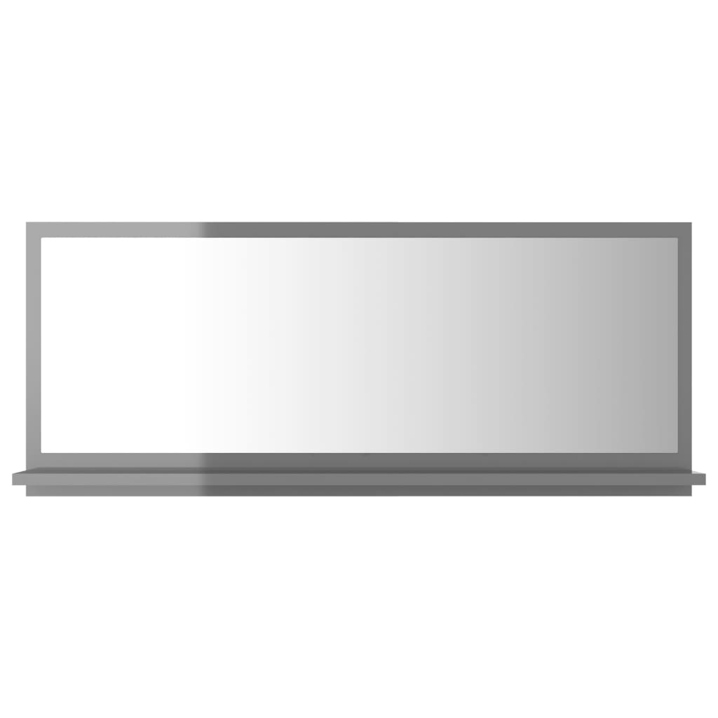 8720286219089_a_en_hd_1 vidaXL Bathroom Mirror High Gloss Grey 90x10.5x37 cm Engineered Wood - Image 2