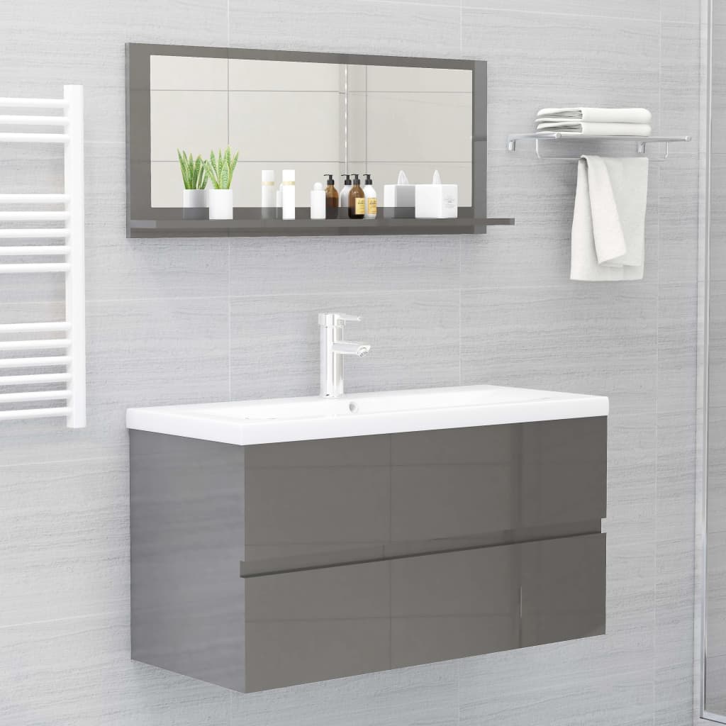 8720286219089_g_en_hd_2 vidaXL Bathroom Mirror High Gloss Grey 90x10.5x37 cm Engineered Wood - Image 4