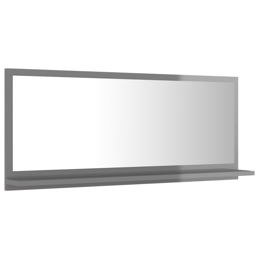 8720286219089_g_en_hd_3 vidaXL Bathroom Mirror High Gloss Grey 90x10.5x37 cm Engineered Wood - Image 5