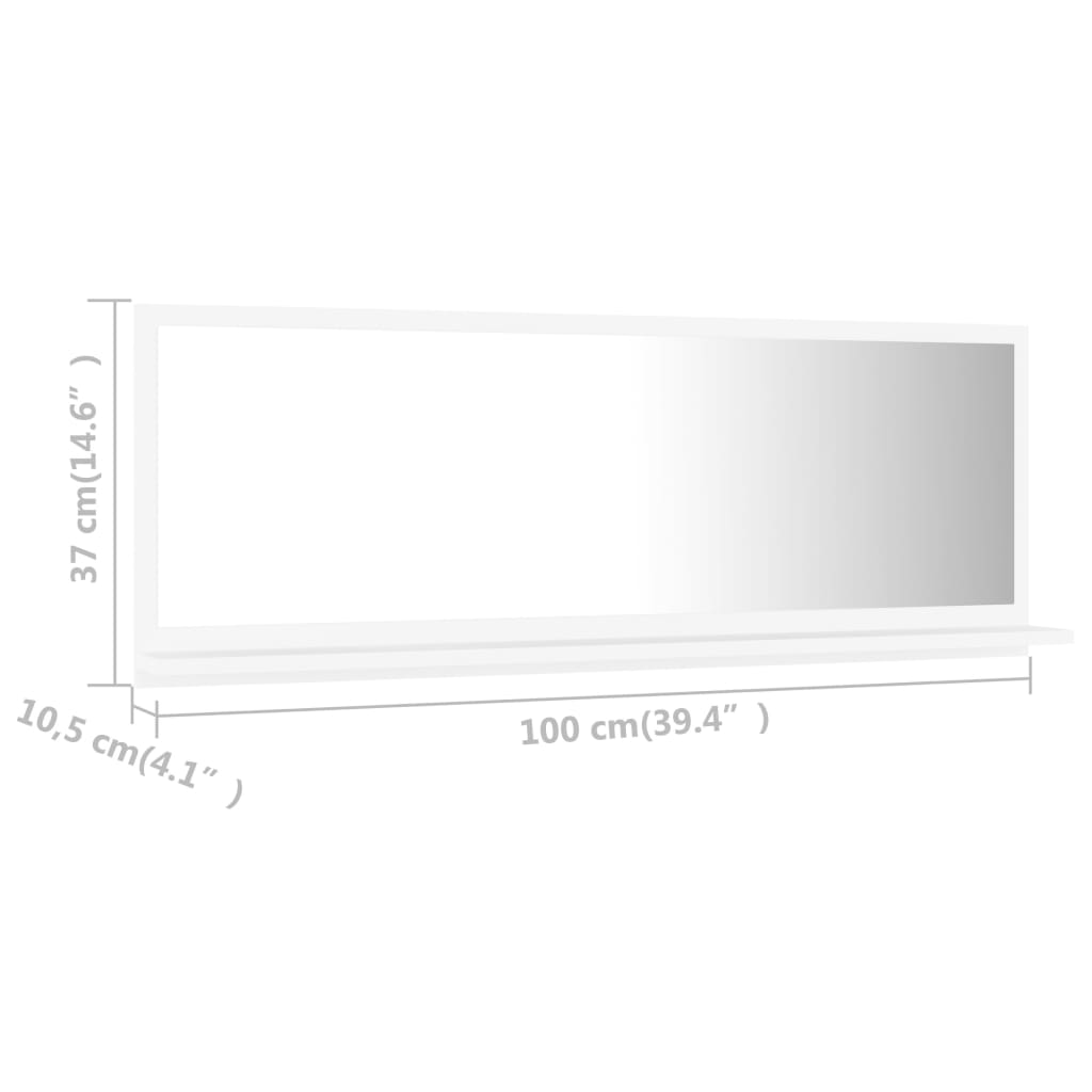 8720286219096_g_en_hd_5 vidaXL Bathroom Mirror White 100x10.5x37 cm Engineered Wood - Image 7