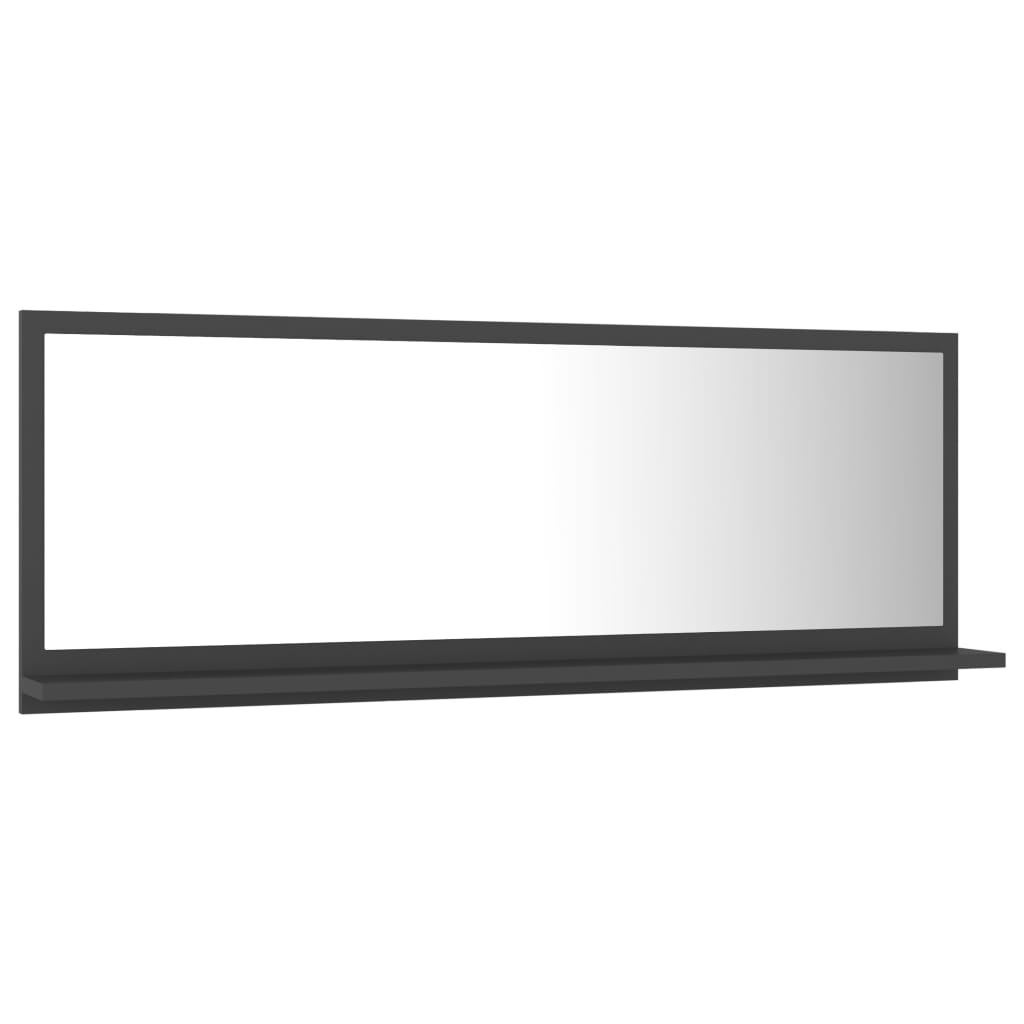 8720286219119_g_en_hd_1 vidaXL Bathroom Mirror Grey 100x10.5x37 cm Engineered Wood - Image 3