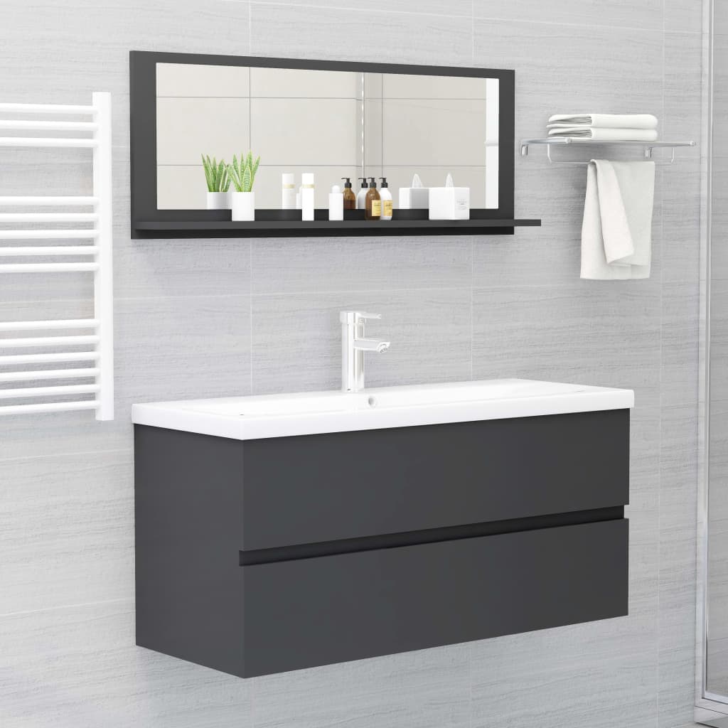 8720286219119_g_en_hd_4 vidaXL Bathroom Mirror Grey 100x10.5x37 cm Engineered Wood - Image 6