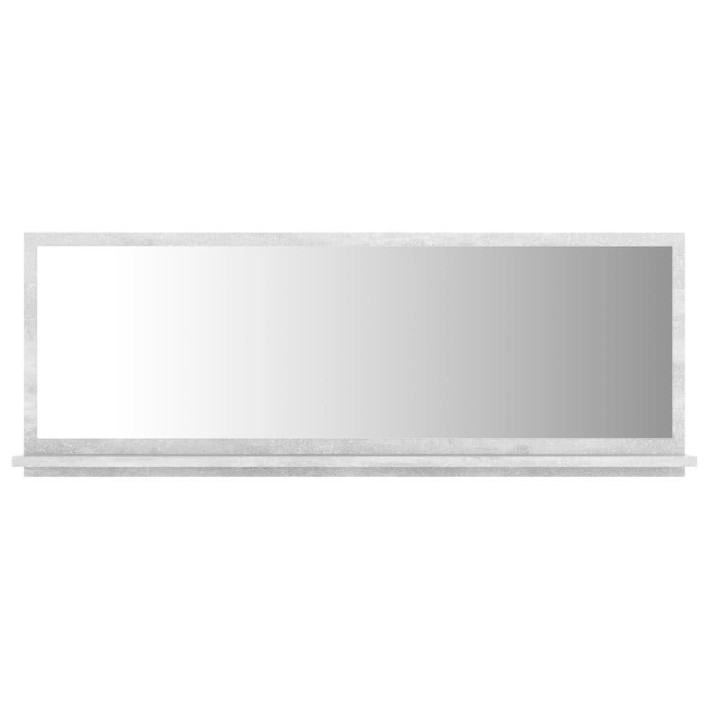 8720286219133_a_en_hd_1 vidaXL Bathroom Mirror Concrete Grey 100x10.5x37 cm Engineered Wood - Image 2