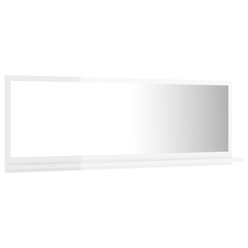 8720286219157_g_en_hd_1 vidaXL Bathroom Mirror High Gloss White 100x10.5x37 cm Engineered Wood - Image 3