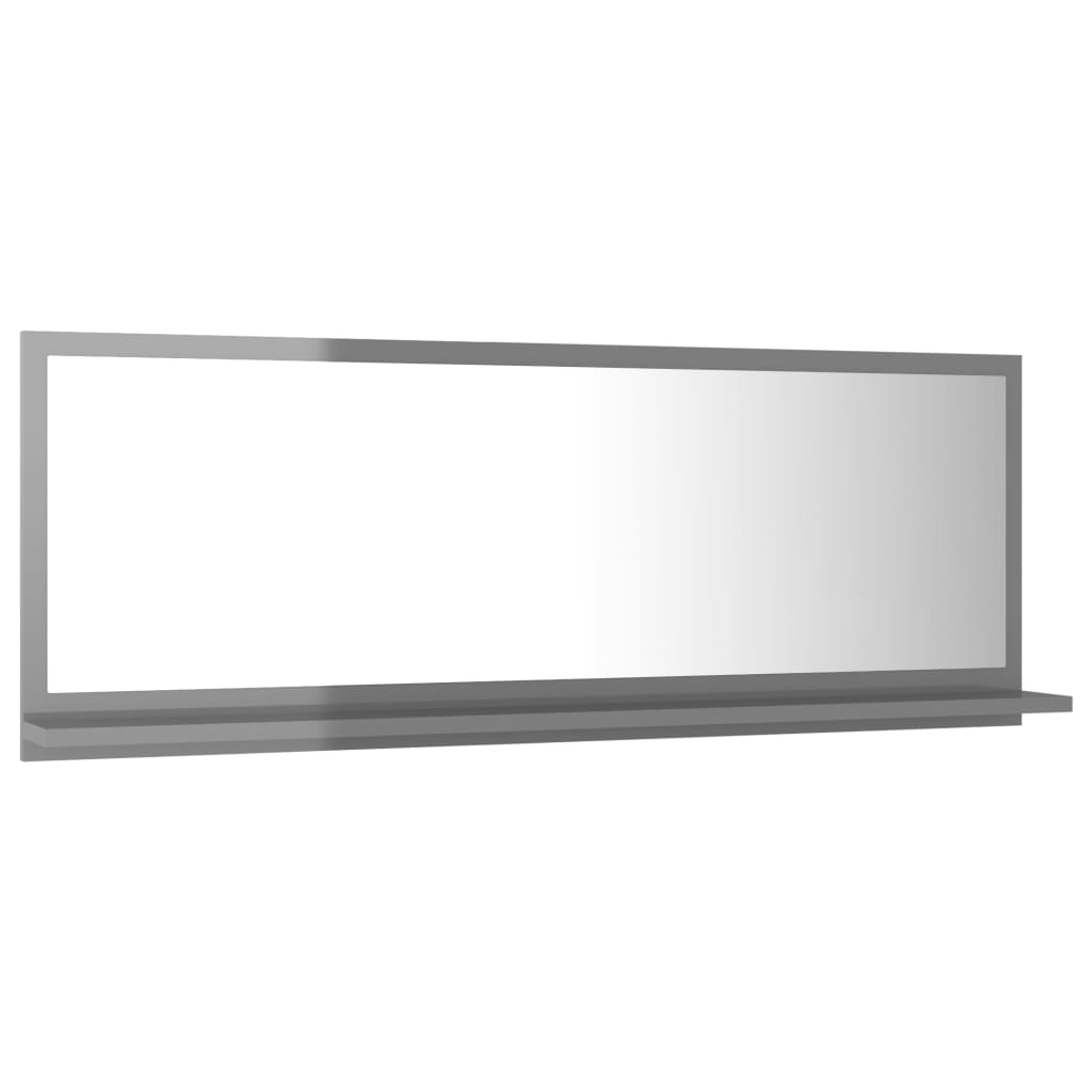 8720286219171_g_en_hd_1 vidaXL Bathroom Mirror High Gloss Grey 100x10.5x37 cm Engineered Wood - Image 3