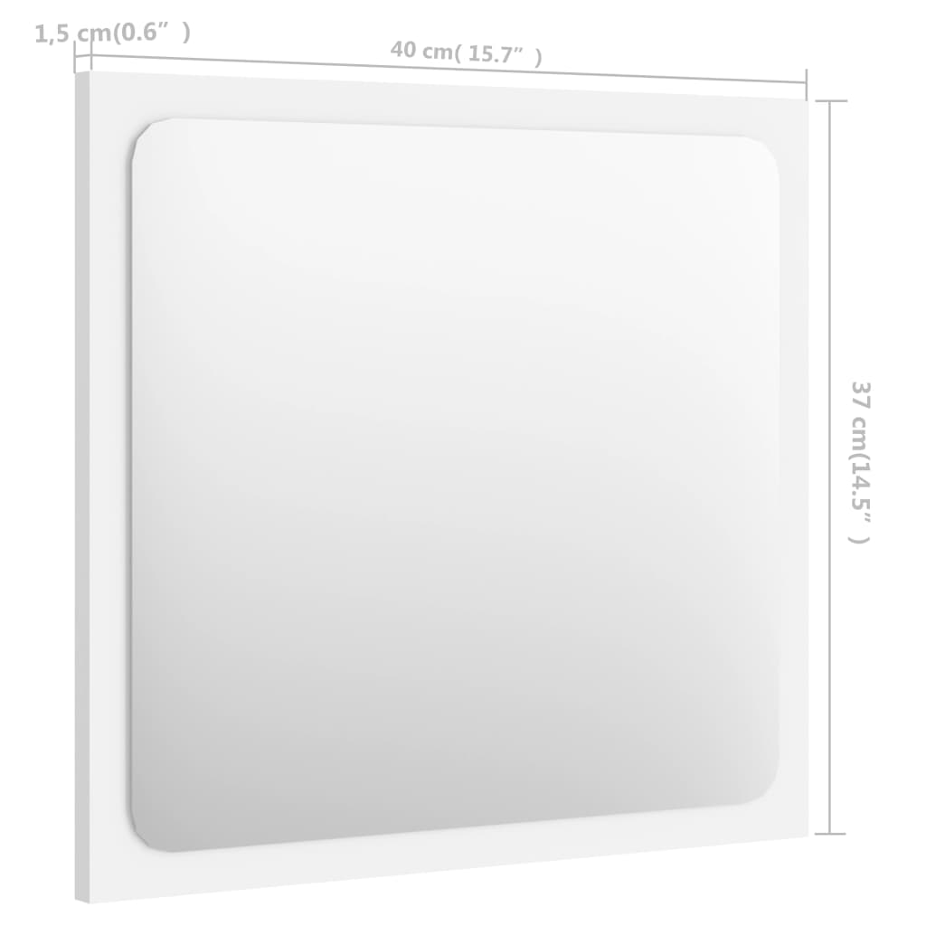 8720286219188_g_en_hd_3 vidaXL Bathroom Mirror White 40x1.5x37 cm Engineered Wood - Image 5