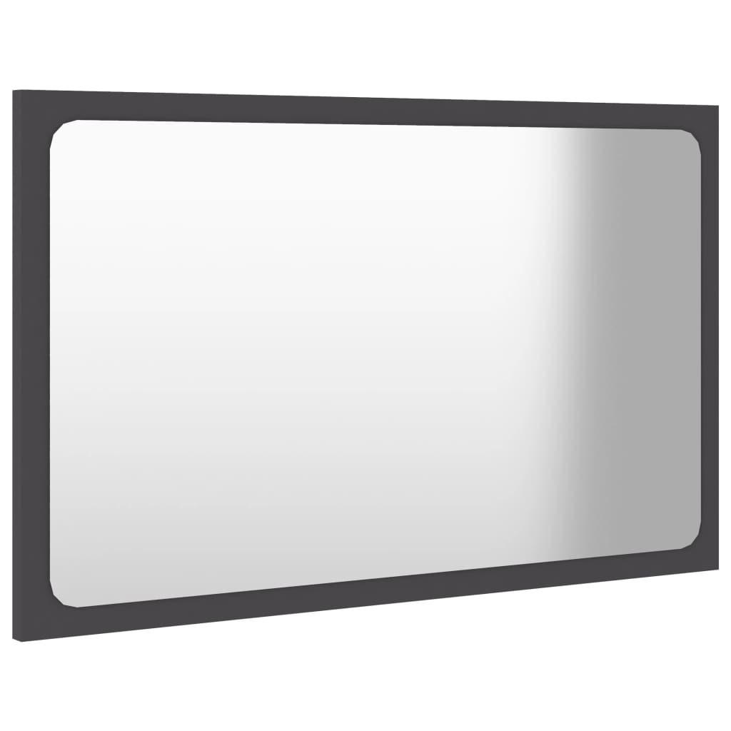 8720286219287_g_en_hd_1 vidaXL Bathroom Mirror Grey 60x1.5x37 cm Engineered Wood - Image 3