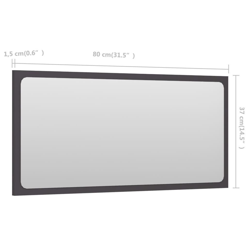 8720286219362_g_en_hd_3 vidaXL Bathroom Mirror Grey 80x1.5x37 cm Engineered Wood - Image 5