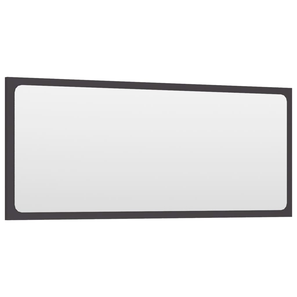 8720286219447_g_en_hd_1 vidaXL Bathroom Mirror Grey 90x1.5x37 cm Engineered Wood - Image 3