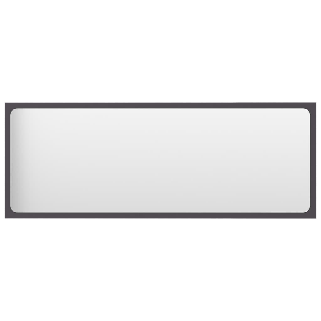 8720286219522_a_en_hd_1 vidaXL Bathroom Mirror Grey 100x1.5x37 cm Engineered Wood - Image 2