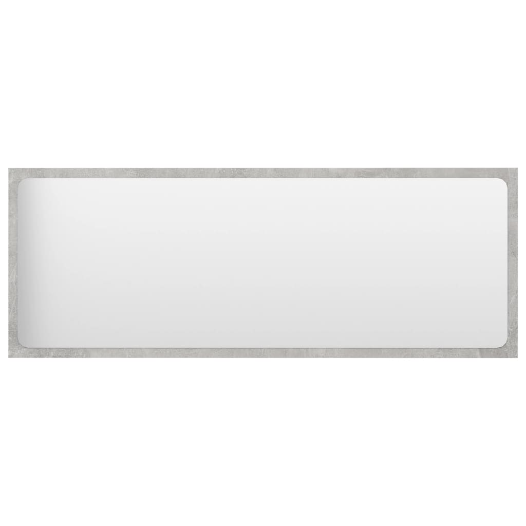 8720286219546_a_en_hd_1 vidaXL Bathroom Mirror Concrete Grey 100x1.5x37 cm Engineered Wood - Image 2