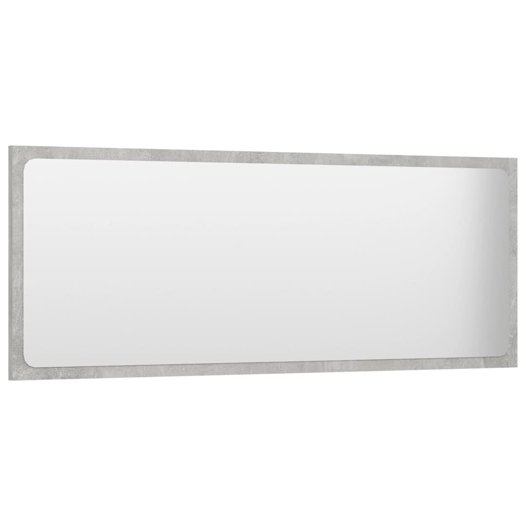 8720286219546_g_en_hd_1 vidaXL Bathroom Mirror Concrete Grey 100x1.5x37 cm Engineered Wood - Image 3