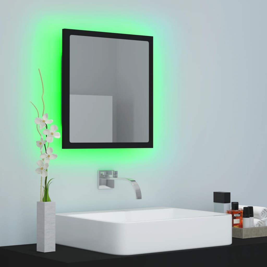 8720286220948_g_en_hd_2 vidaXL LED Bathroom Mirror Black 40x8.5x37 cm Acrylic - Image 4