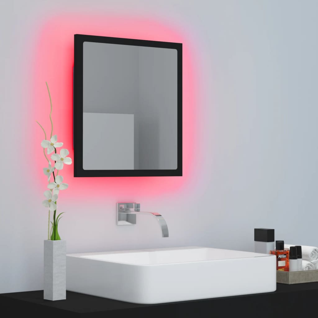 8720286220948_g_en_hd_3 vidaXL LED Bathroom Mirror Black 40x8.5x37 cm Acrylic - Image 5