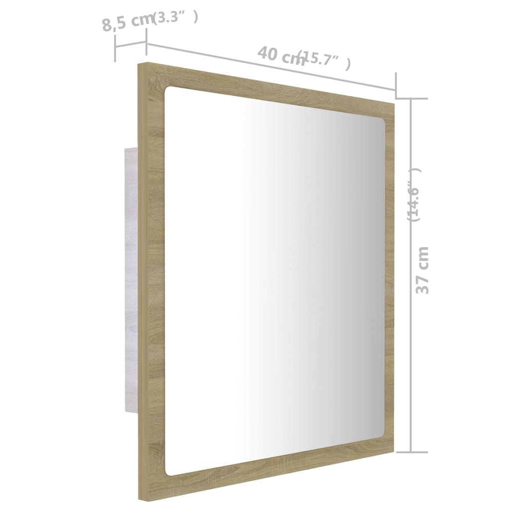 8720286220962_g_en_hd_11 vidaXL LED Bathroom Mirror Sonoma Oak 40x8.5x37 cm Acrylic - Image 14